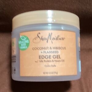 Shea Moisture Coconut & Hibiscus + Flaxseed Edge Gel 3.5 oz New